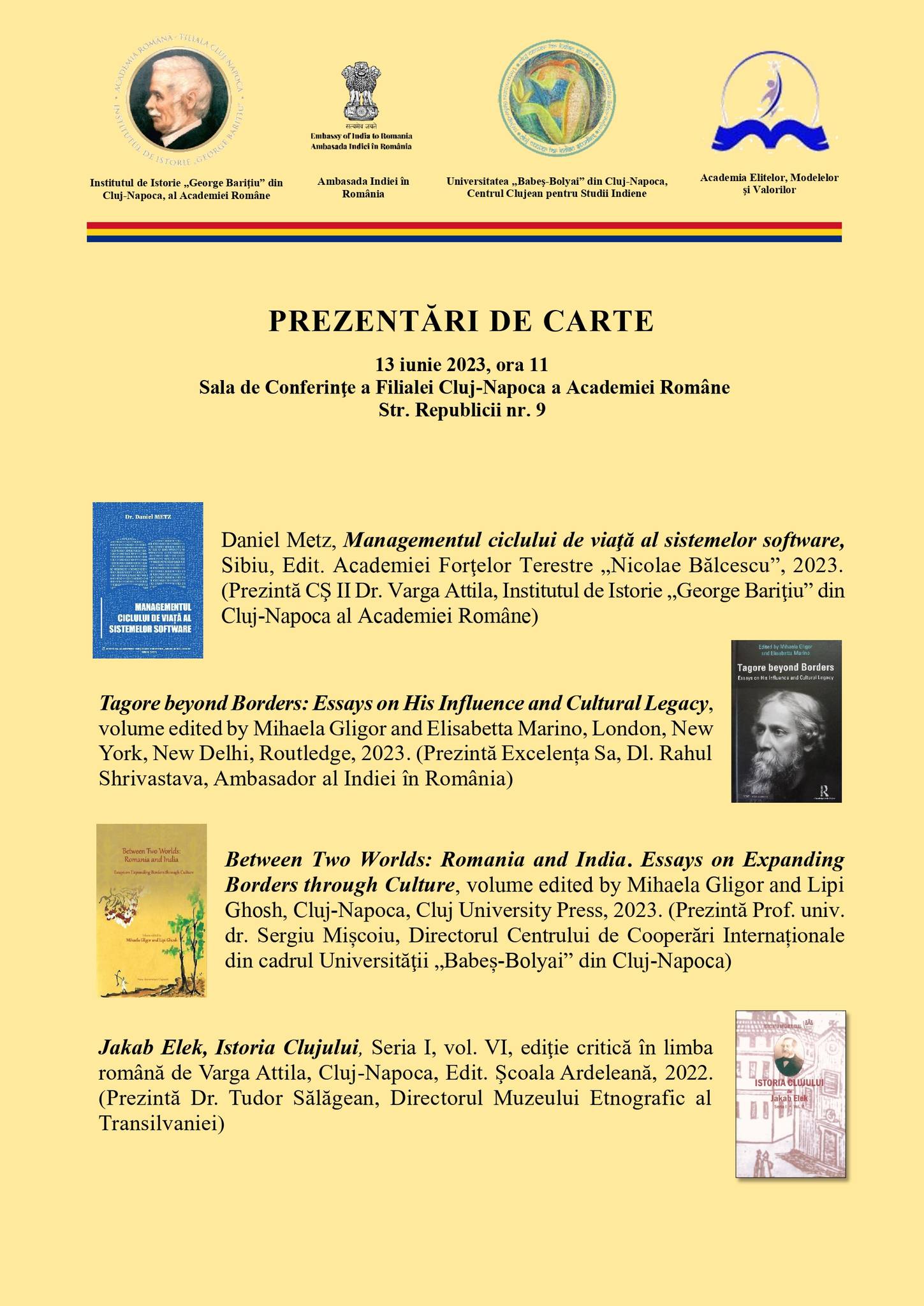 „Prezentări de carte”